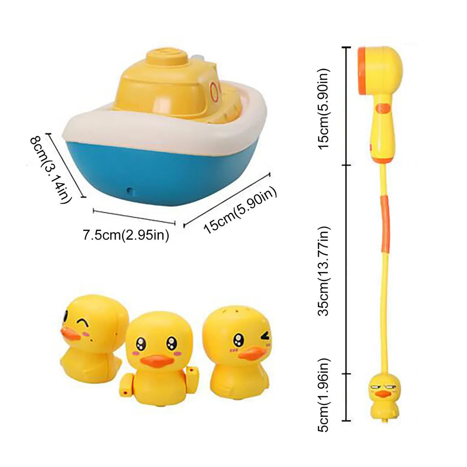 Children's Baby Bath Toy Set Water Spray Shower Toys Duck Baby Shower Water Toys Balls Bathroom Baby Toys Bathtub Toys Gifts