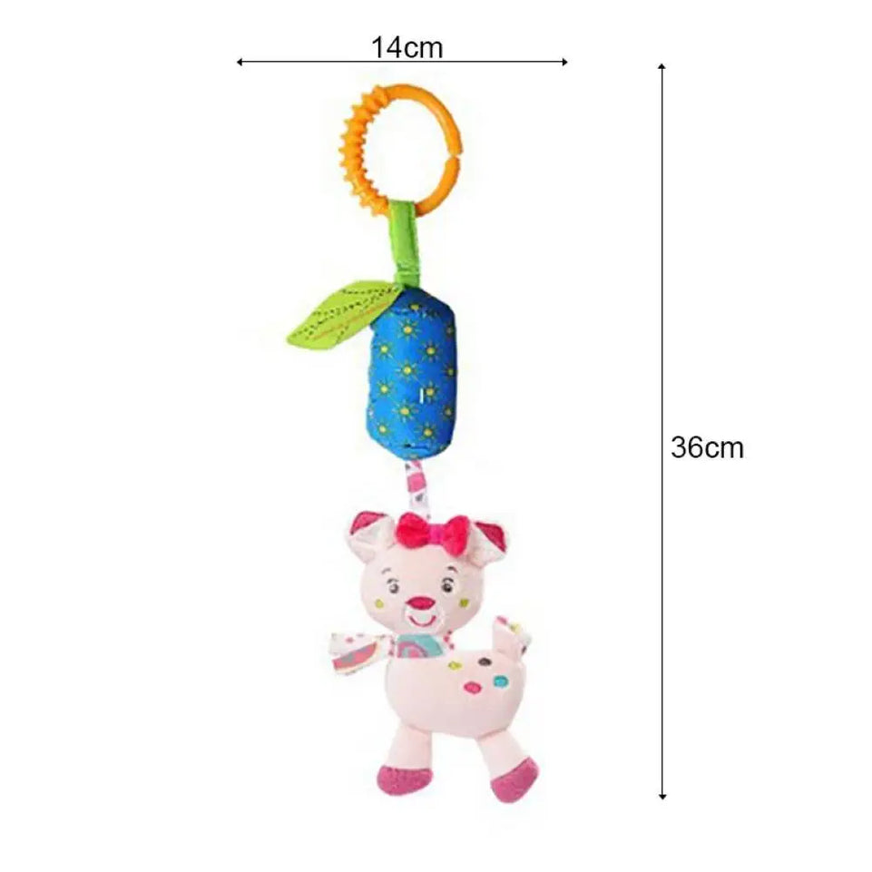 8 Baby Car Seat Toys Cute Caterpillar Spiral Plush Toys Baby Stroller Toys Hanging Rattles Crib Activity Toys Baby Gifts