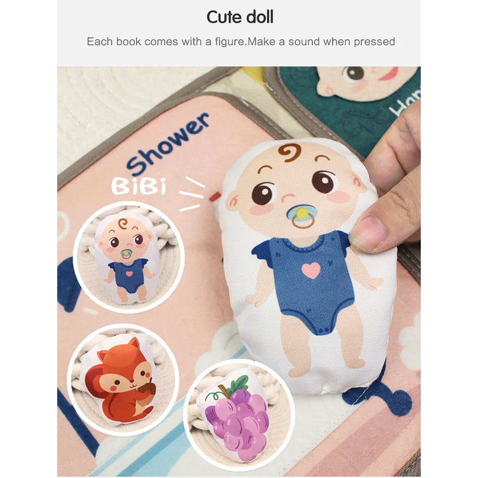 Baby Books Toys Cloth Books Children Learning Games Educational Toys Baby Early Education Toys Parent-Child Interaction