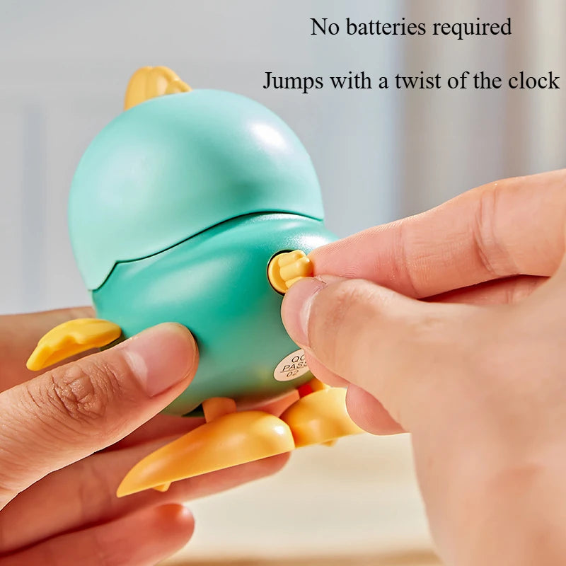 Children's Cartoon Clockwork Toys Wind-up Jumping Chick Baby Baby Educational Toy Wind Up Toys Kids Toys Girls Toys Boys Toys