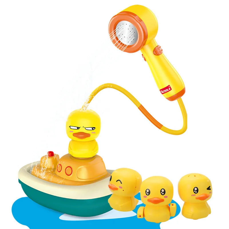 Children's Baby Bath Toy Set Water Spray Shower Toys Duck Baby Shower Water Toys Balls Bathroom Baby Toys Bathtub Toys Gifts