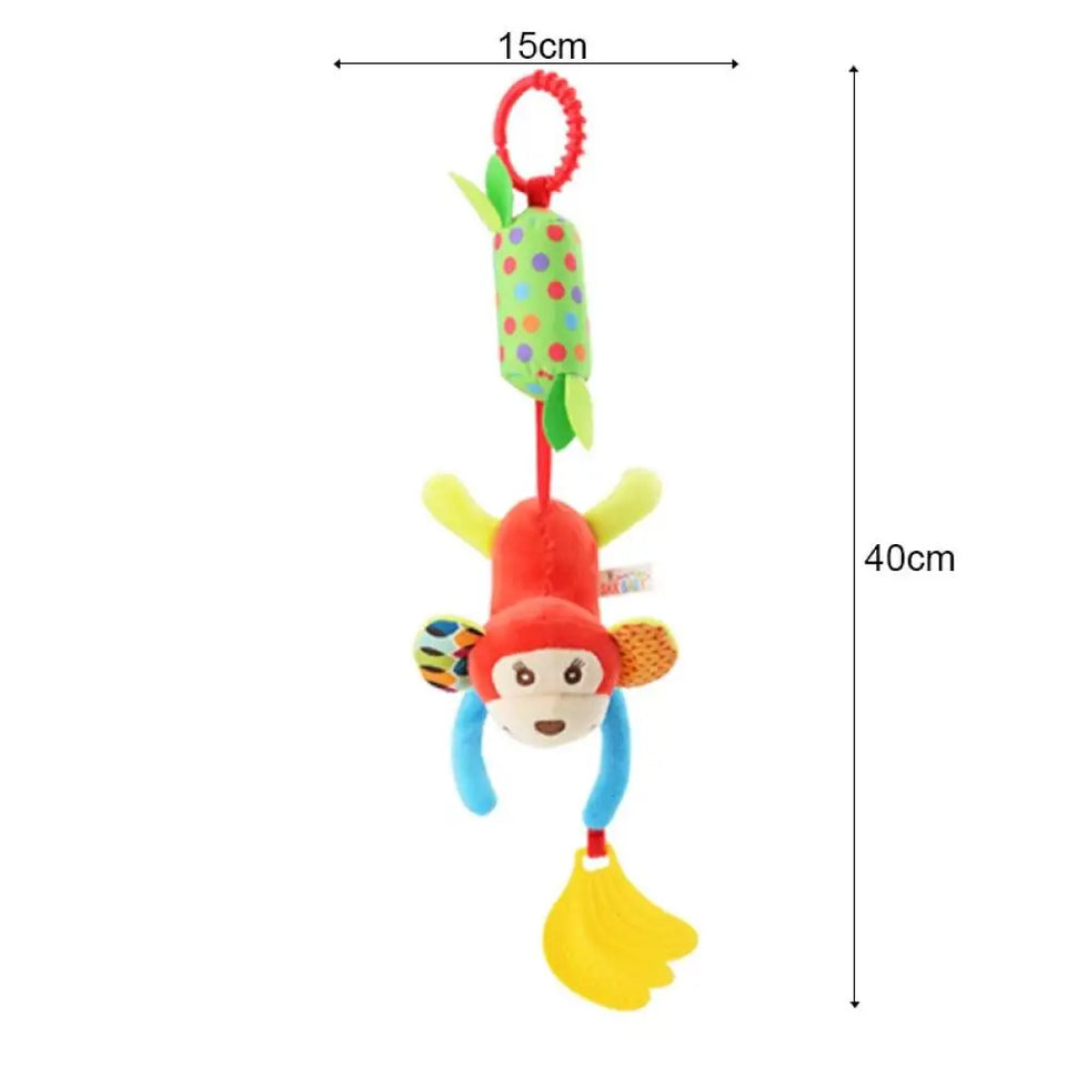 8 Baby Car Seat Toys Cute Caterpillar Spiral Plush Toys Baby Stroller Toys Hanging Rattles Crib Activity Toys Baby Gifts