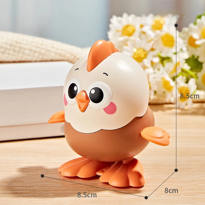 Children's Cartoon Clockwork Toys Wind-up Jumping Chick Baby Baby Educational Toy Wind Up Toys Kids Toys Girls Toys Boys Toys