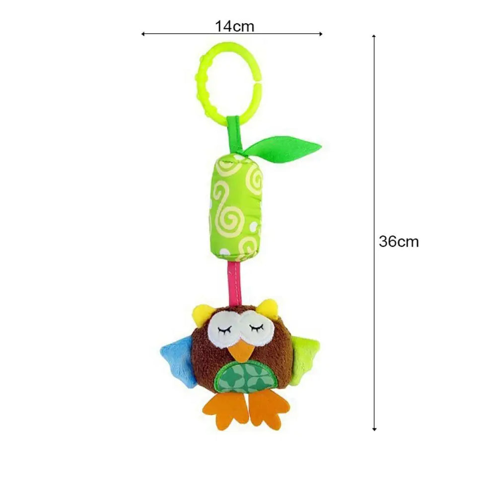 8 Baby Car Seat Toys Cute Caterpillar Spiral Plush Toys Baby Stroller Toys Hanging Rattles Crib Activity Toys Baby Gifts
