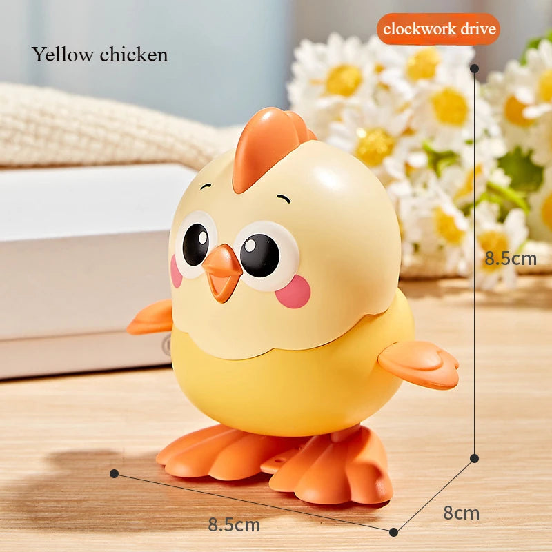 Children's Cartoon Clockwork Toys Wind-up Jumping Chick Baby Baby Educational Toy Wind Up Toys Kids Toys Girls Toys Boys Toys