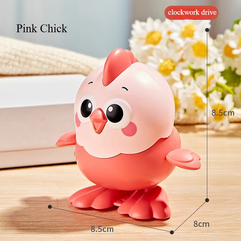 Children's Cartoon Clockwork Toys Wind-up Jumping Chick Baby Baby Educational Toy Wind Up Toys Kids Toys Girls Toys Boys Toys