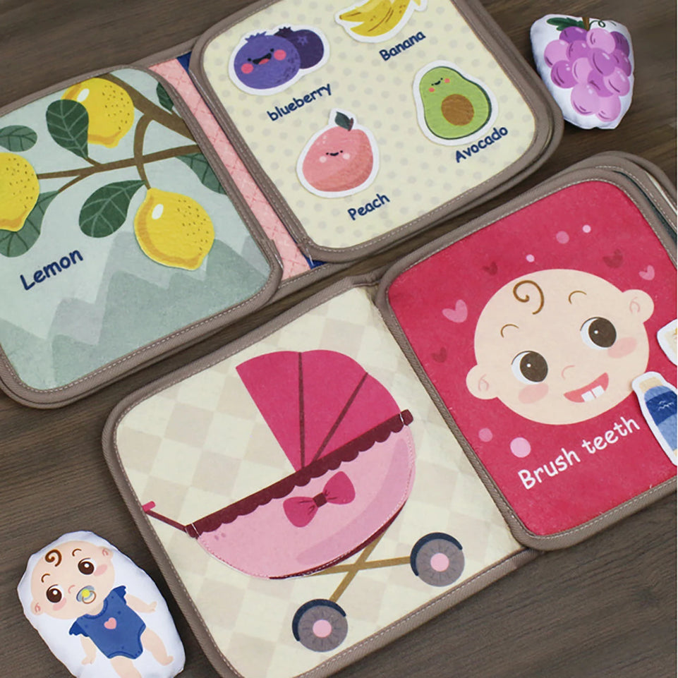 Baby Books Toys Cloth Books Children Learning Games Educational Toys Baby Early Education Toys Parent-Child Interaction